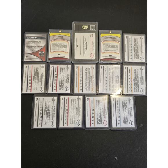 Topps Chrome Football 2024 Card Lot 14 Legends Aikman Bettis Rice Grogan Watt - Picture 2 of 4